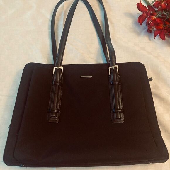 Francesco Biasia Black Nylon Shoulder Bag - Picture 11 of 11